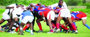 Giants and NUL spear in scram during a league match played at Pitso Ground