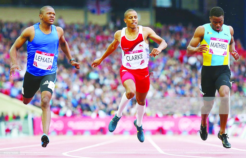 at Hampden Park during day eight of the Glasgow 2014 Commonwealth Games on July 31, 2014 in Glasgow, United Kingdom.