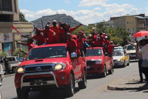 Lesotho Congress of Democracy and Democratic Congress supporters