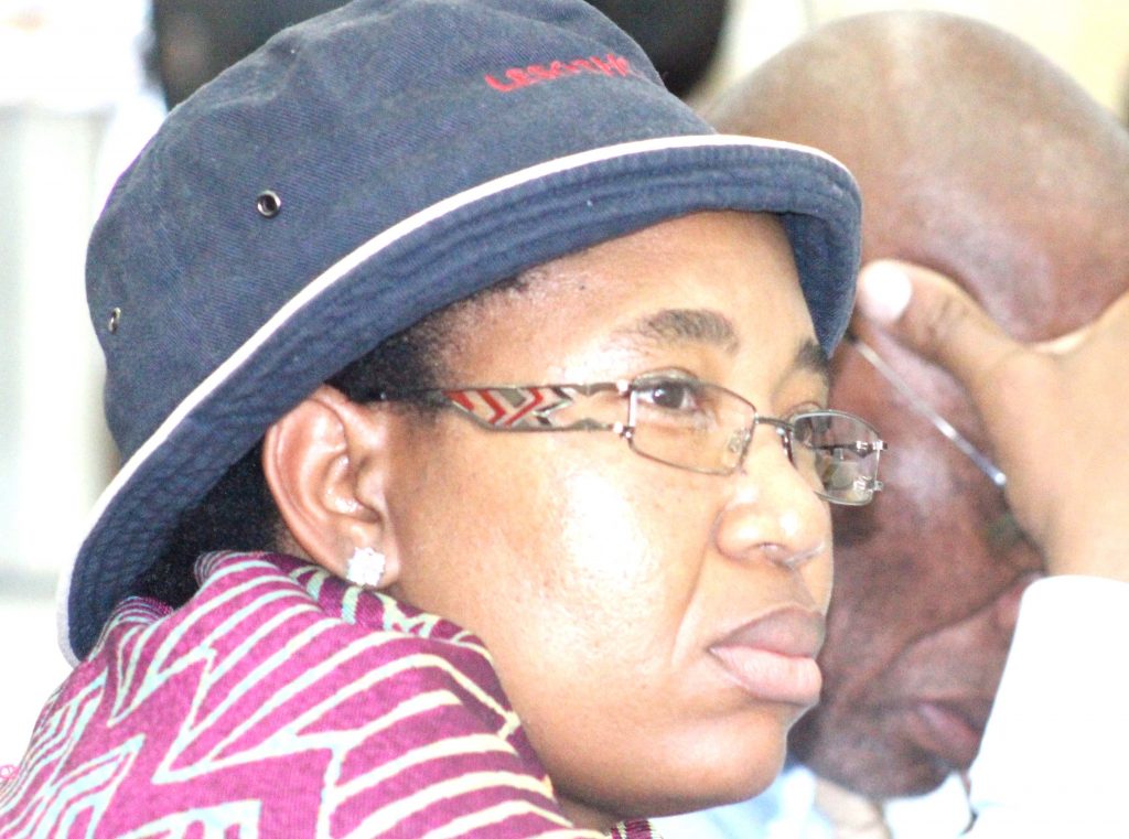 Former Lt General Maaparankoe Mahao's wife 'Mamphanya Mahao testifying after SADC Commisssion of Inquiry on Tuesday 