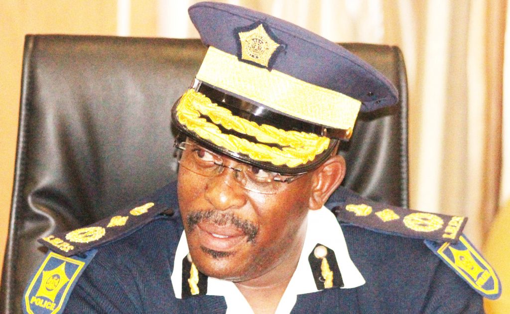 Police Commissioner Molahlehi Letsoepa