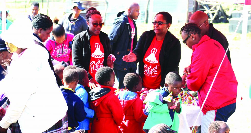 Manamela ECCD (Early Childhood Care and Development) and Majara ECCD in Butha Buthe are among the beneficiaries while Thuto ke Leseli, St Kizito and Ha Ramatekane preschools in Maseru will also be supported 