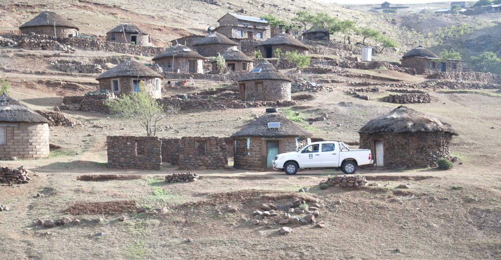 Ha 'Meta Village after the Rural Solar Electrification Pilot Project championed by LHDA 