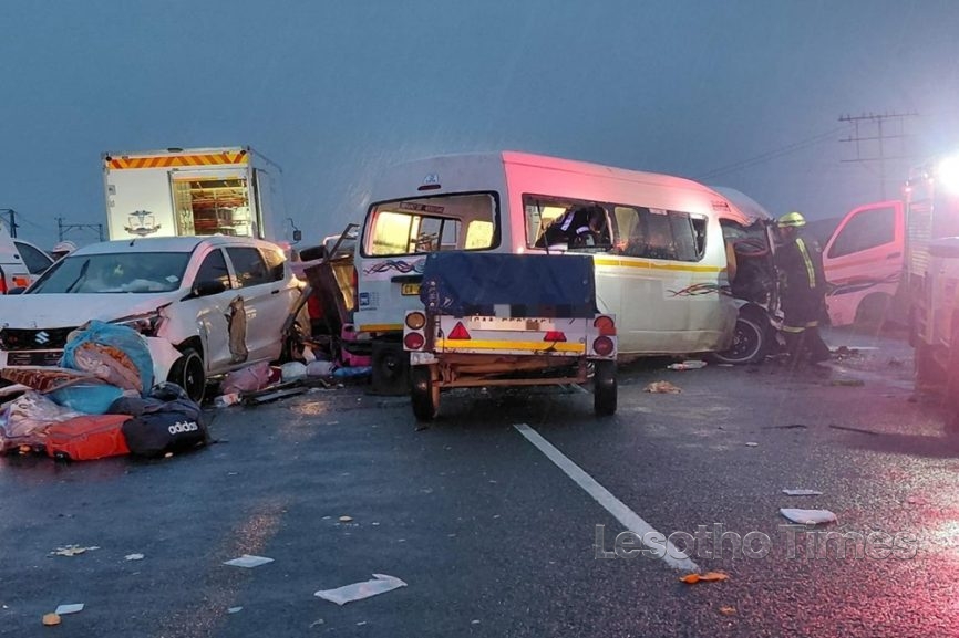 Scene of the fatal N1 crash in the Klein Karoo