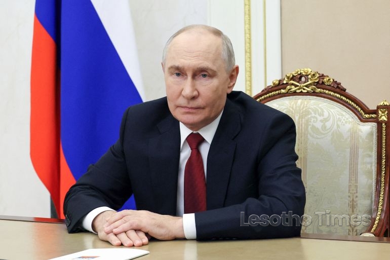 Russian President Vladimir Putin in Moscow